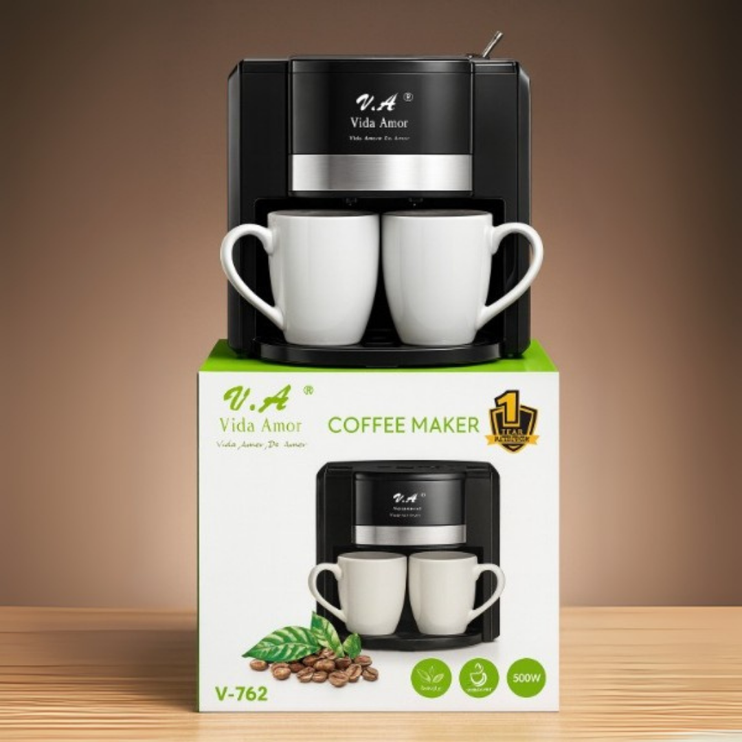 Cafetera Eléctrica para 2 Tazas 400ml