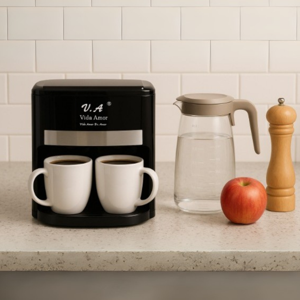Cafetera Eléctrica para 2 Tazas 400ml
